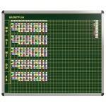 Klassen-Plantafel,  8 Stunden Mo-Fr, für 30 Klassen, 103x137 cm, 